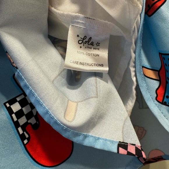 Lola + The Boys Ice Cream Skater Dress - Light Blue - Picture 10 of 10